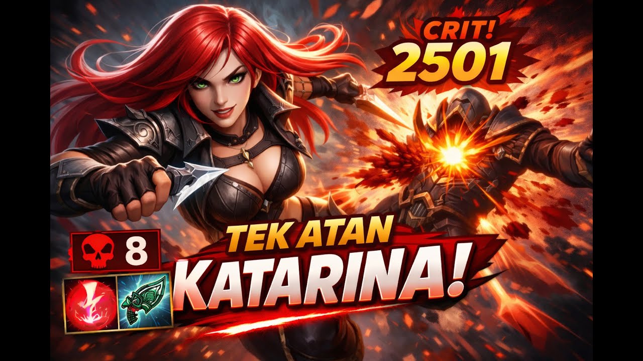 🟥 MİD KATARİNA NASIL OYNANIR✨ ÖĞRETİCİ | 🔥 TEK ATAN GAMEPLAY