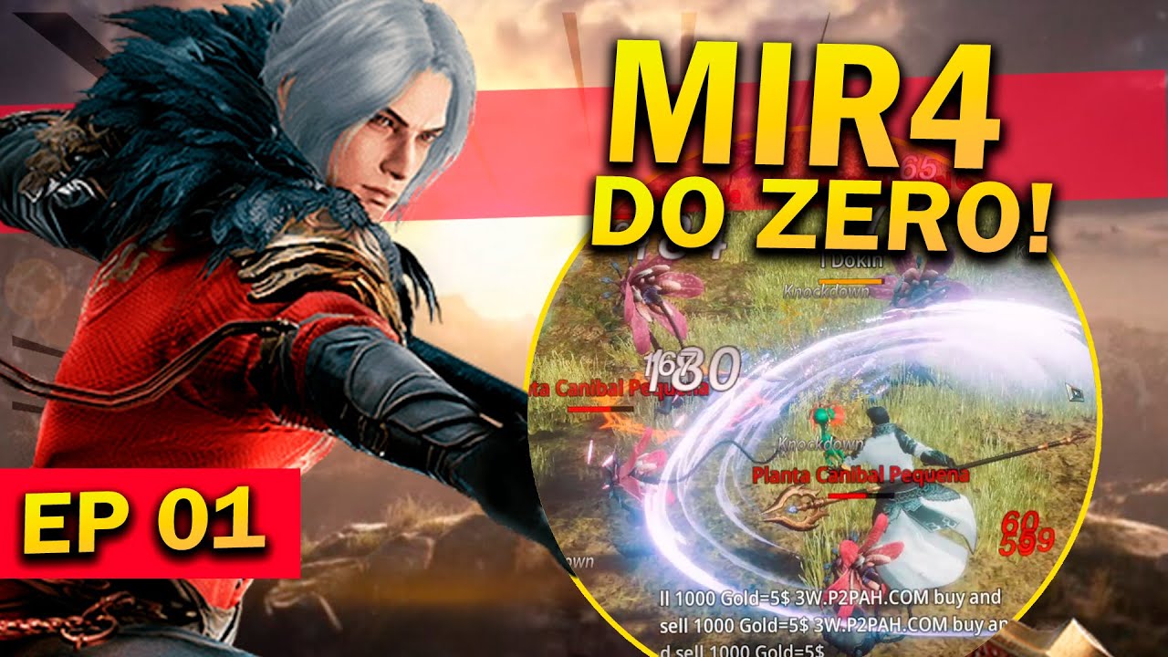 [MIR4 DO ZERO] JOGUE PARA GANHAR DINHEIRO PRIMEIROS PASSOS | EP 01