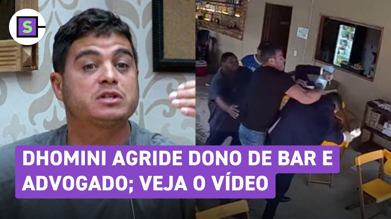 Ex-BBB Dhomini invade bar e agride dono e advogado com socos em GO
