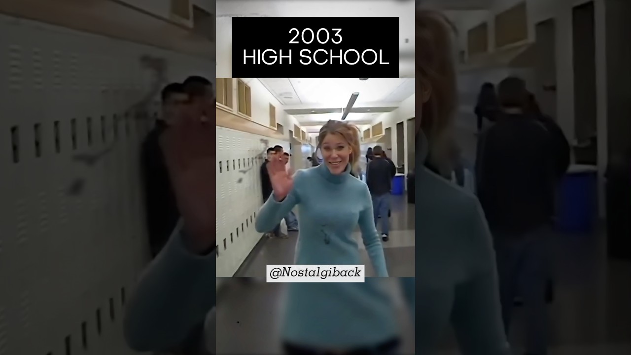 It's the year 2003 and you go back to high school. #nostalgic #nostalgia #highschool #2003