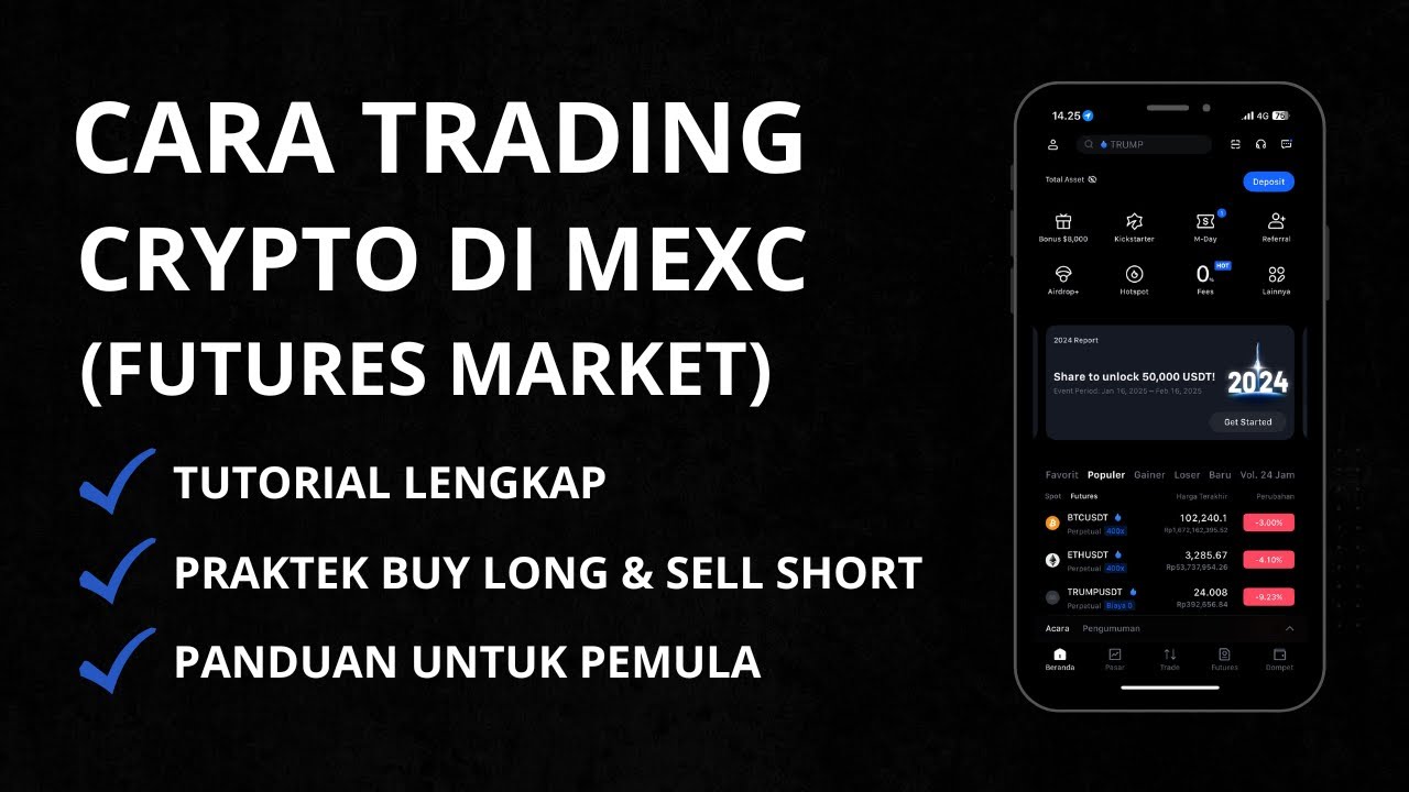 Cara Trading Futures Di MEXC Untuk Pemula | Trading Futures Market Di MEXC