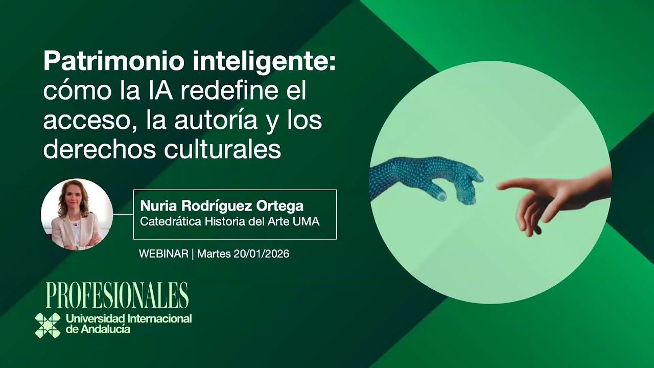 Webinar Nuria Rodriguez. Patrimonio Inteligente: cómo la IA redefine el acceso,  autoría...
