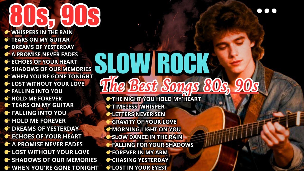 SENSATIONAL 80s–90s Slow Rock Ballads 💔 Romantic Oldies for Stress-Free Nights Classics for Relaxing