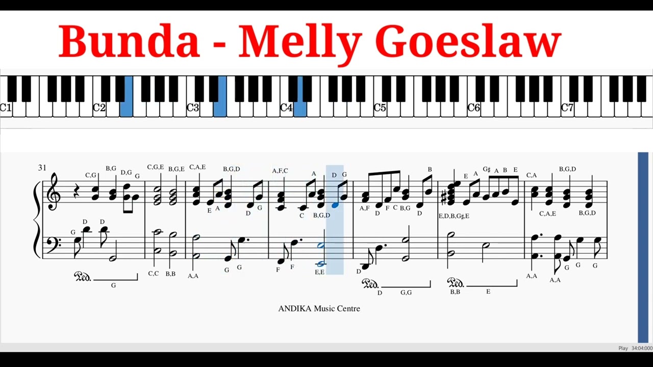 Bunda - Melly Goeslaw | 🔴TUTORIAL @BMCTHEBEST