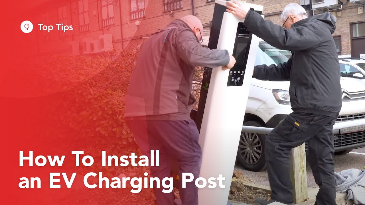 How To Install an EV Charging Post - a STEP BY STEP guide by a qualified EV Charging Point Installer