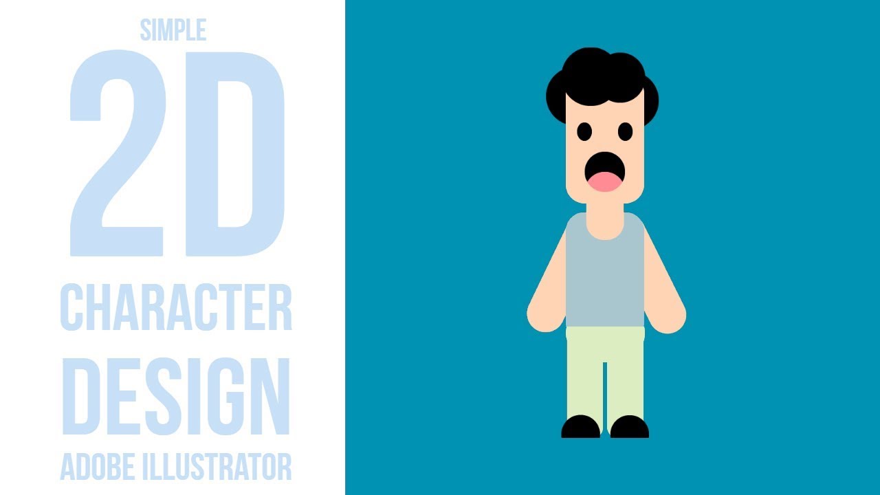 Создание 2D-персонажа в Adobe Illustrator