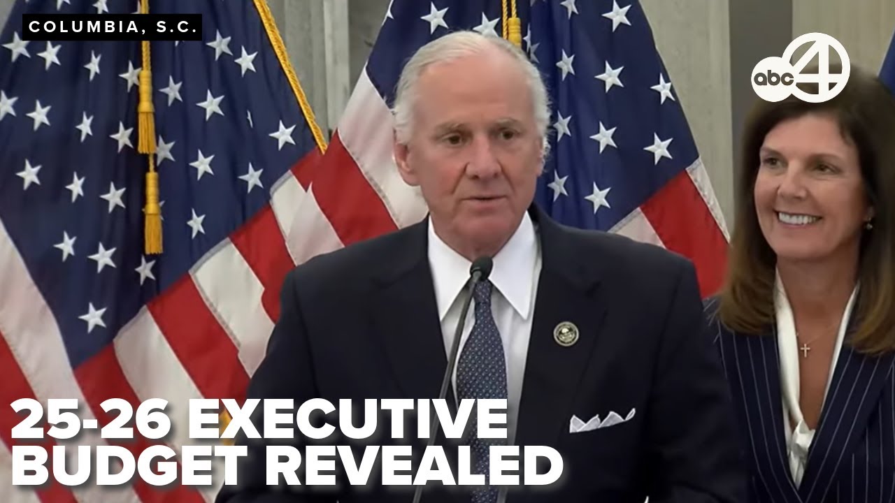 FULL: South Carolina Governor Henry McMaster unveils 2026-27 executive budget