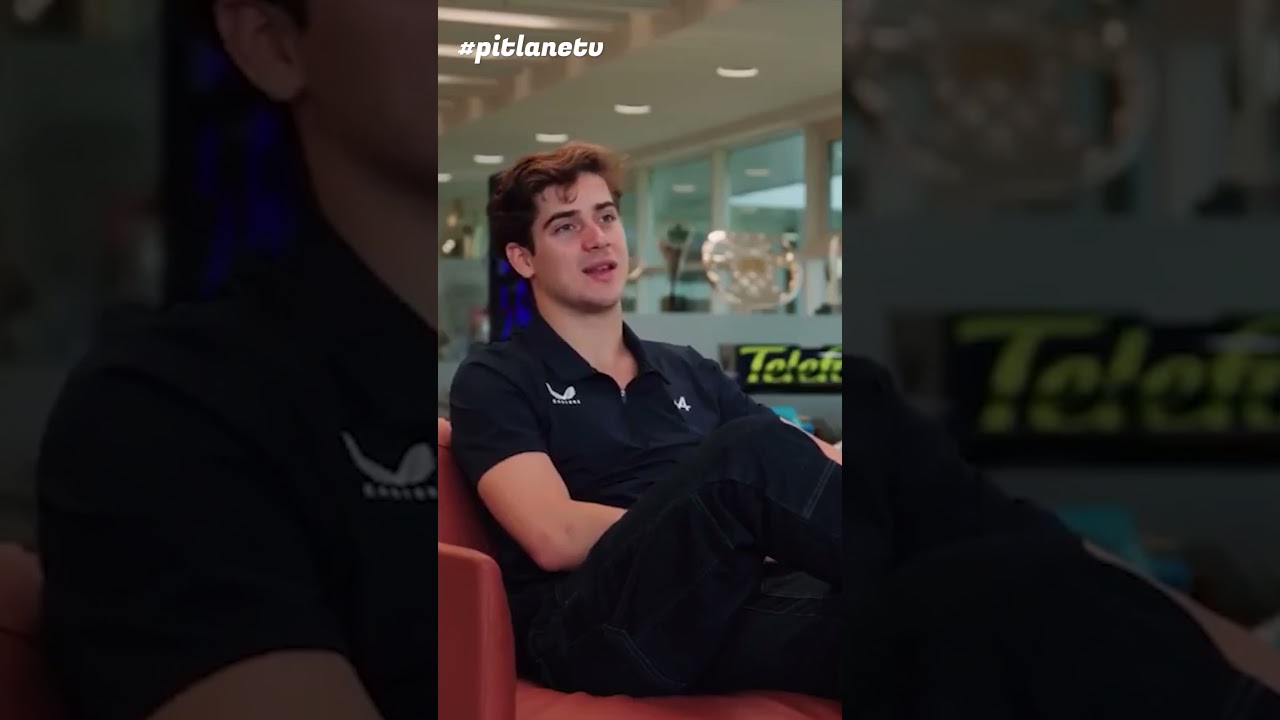 Colapinto saluda desde Enstone  #f1