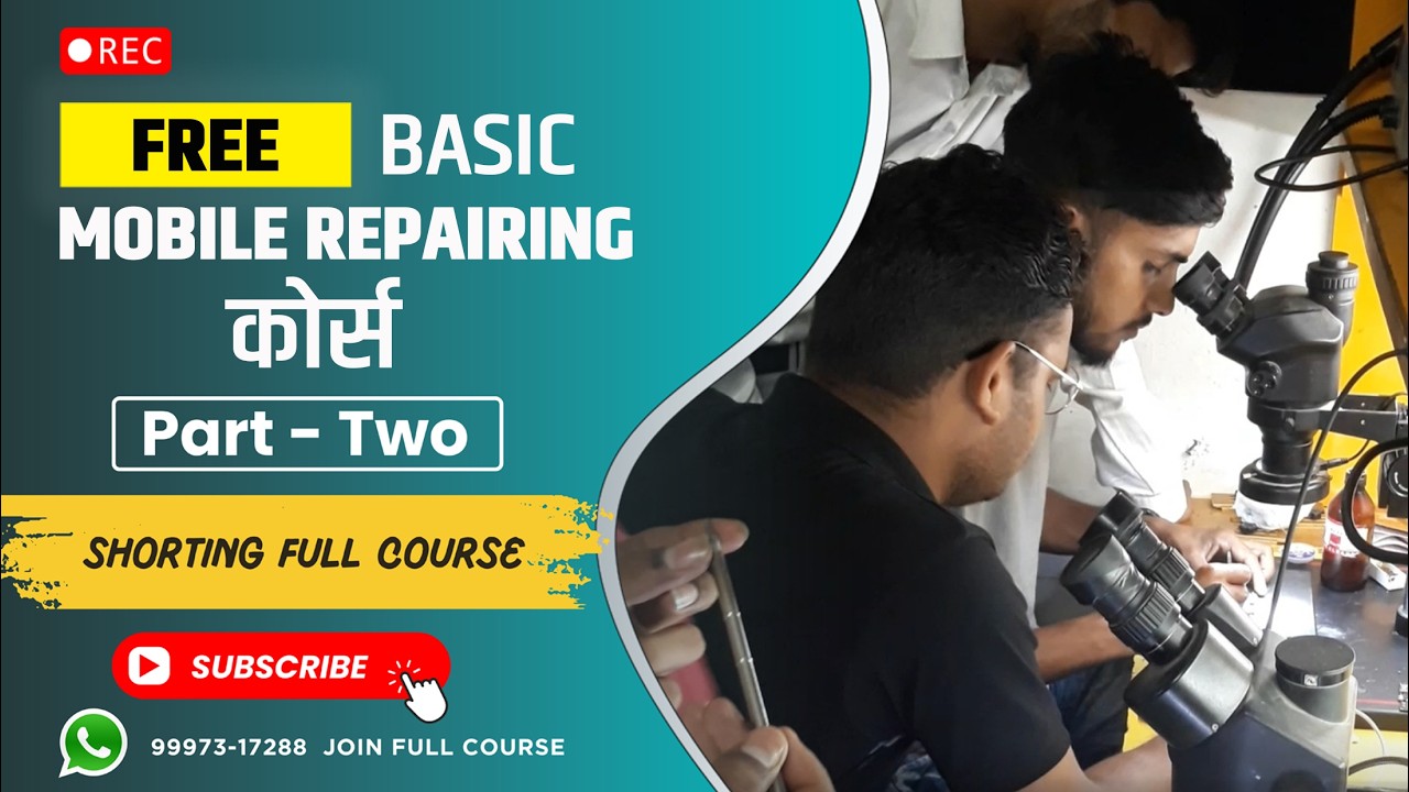 मोबाईल  Shorting कैसे  रिपेयर करें Full Tutorial  |  Free Mobile Repairing Course Day 2 #repair