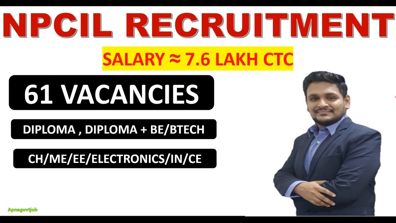 NPCIL RECRUITMENT 2022 | LATEST GOVERNMENT JOB UPDATES IN ENGLISH