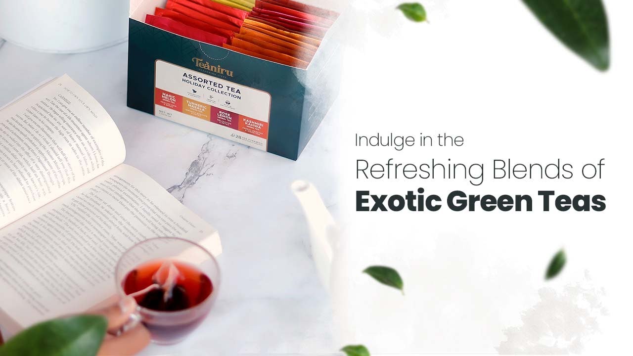 Assorted Green Tea Collections for Immunity, Energy, Detox & Good Sleep