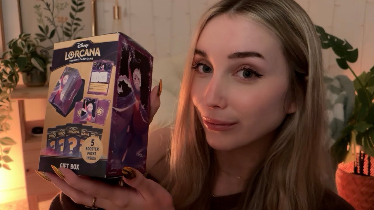 ASMR Disney Lorcana Special Edition Box Opening (all packs, whispered)