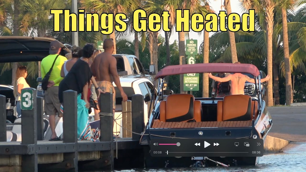 Things Get Intense at the Ramp!! | Miami Boat Ramps | 79th Street | Wavy Boats | Broncos Guru