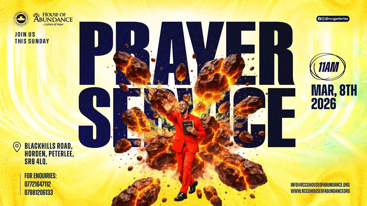 PRAYER SERVICE|| PASTOR JOSEPH KOMOLAFE || 8TH MARCH  2026