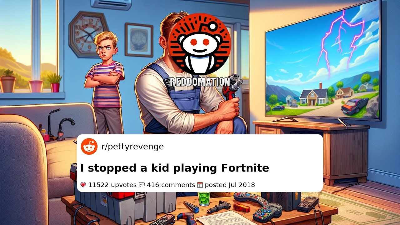 I stopped a kid playing Fortnite