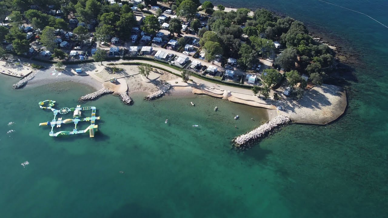 2021 Camping Valkanela (Sommer) in Istrien, Kroatien - Drohnenaufnahmen in 4K