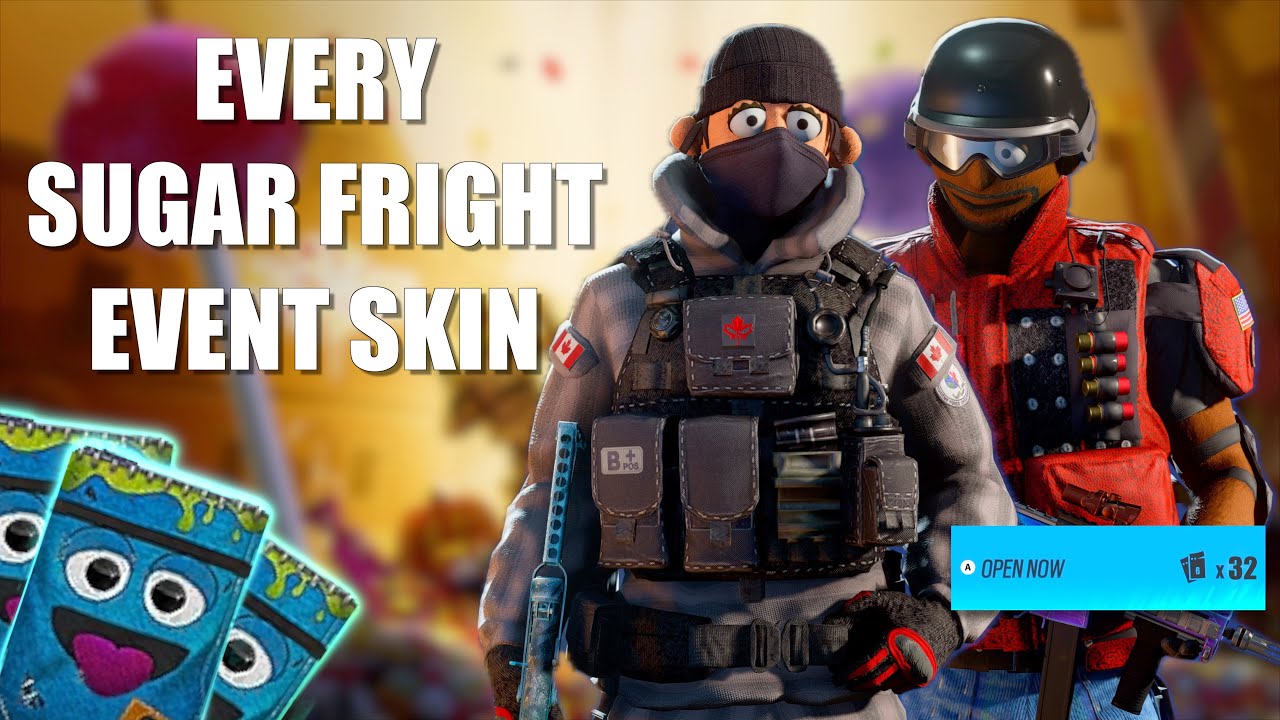 Every SUGAR FRIGHT Event Skin | R6 Marketplace