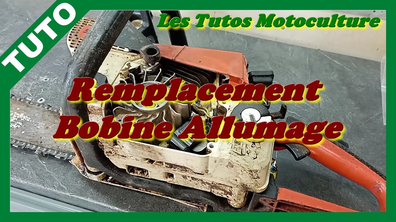 Remplacement bobine allumage tronconneuse STIHL