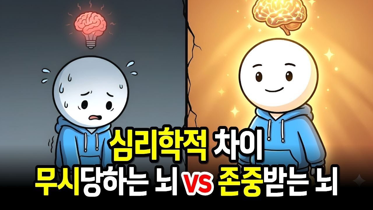 무시당하기 쉬운 뇌 vs 존중받는 뇌, 심리학이 밝힌 충격적인 뇌의 차이