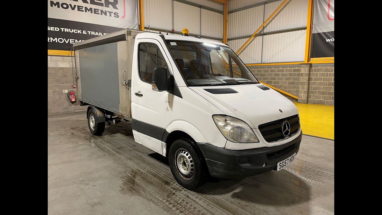New In Stocklist For Sale: MERCEDES BENZ SPRINTER 311 CDI 3.5 TONNE, EURO 4 CURTAINSIDER