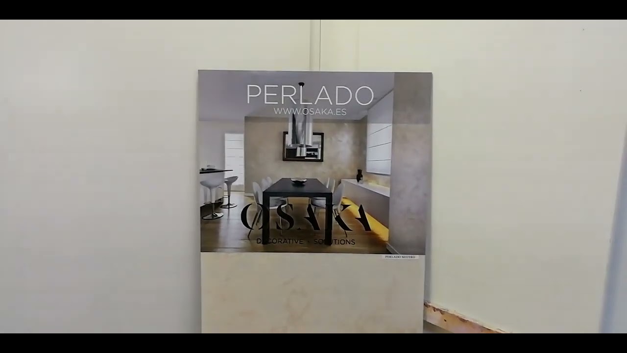 OsakaTV 45: Perlado Plata sobre Fondo Opaco con Spalter.