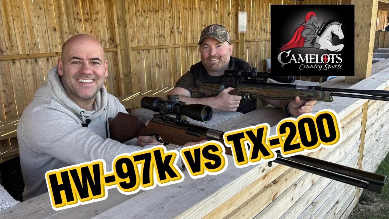 TX200 VS HW97K, my trip to camelots air rifle club .