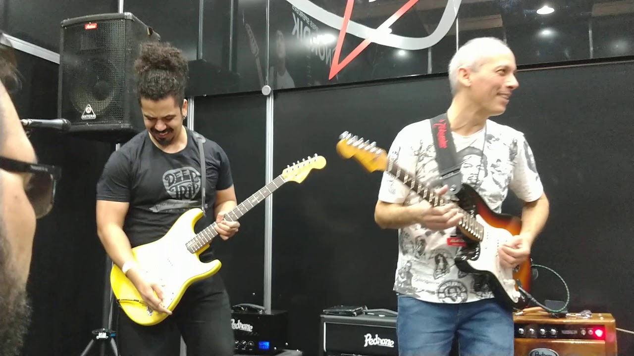 Concepção Guitarra-Jam Fulvio Oliveira, Guty Rodrigues, Mauro Hector music show Exp 2019