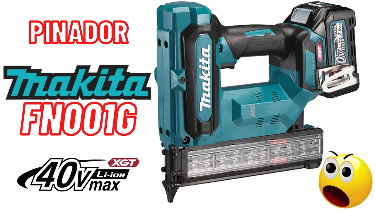O Melhor Pinador a bateria Makita FN001G 40v XGT Brad Nailer Review
