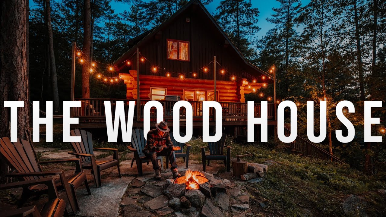 Muskoka Log Cabin Airbnb! | The Wood House Muskoka Tour!