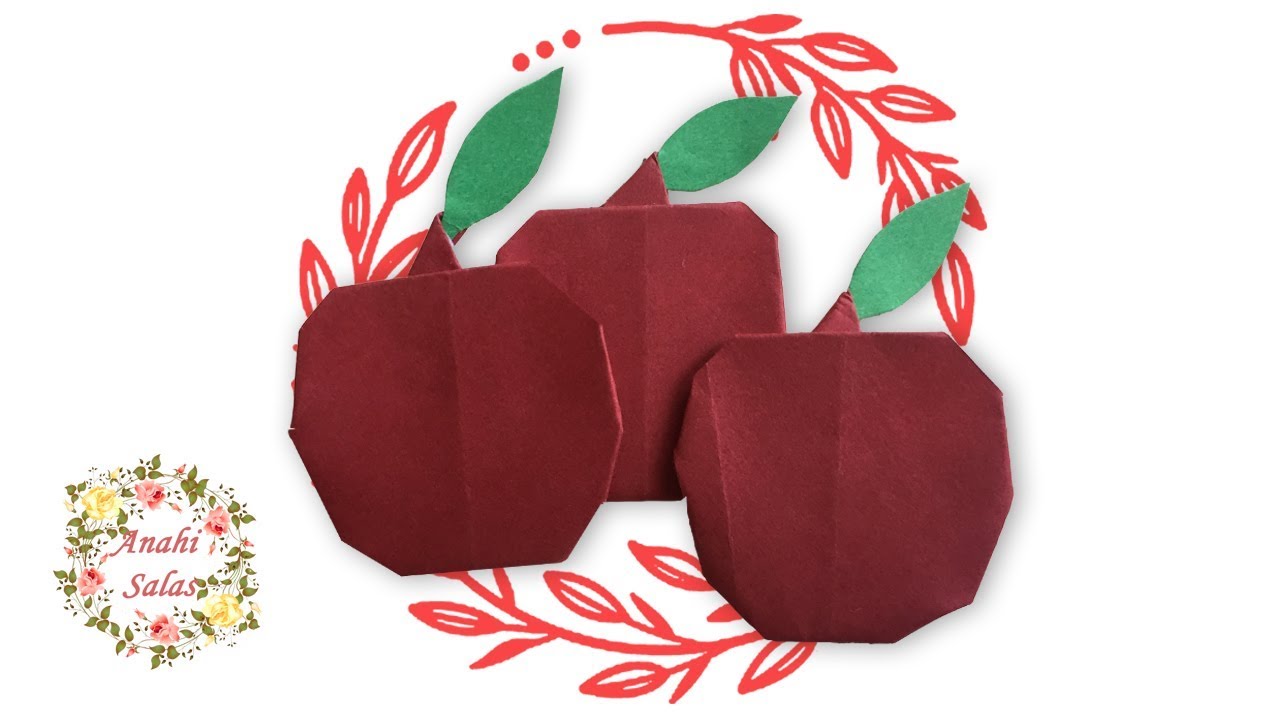 Manzana | Origami (Fácil)