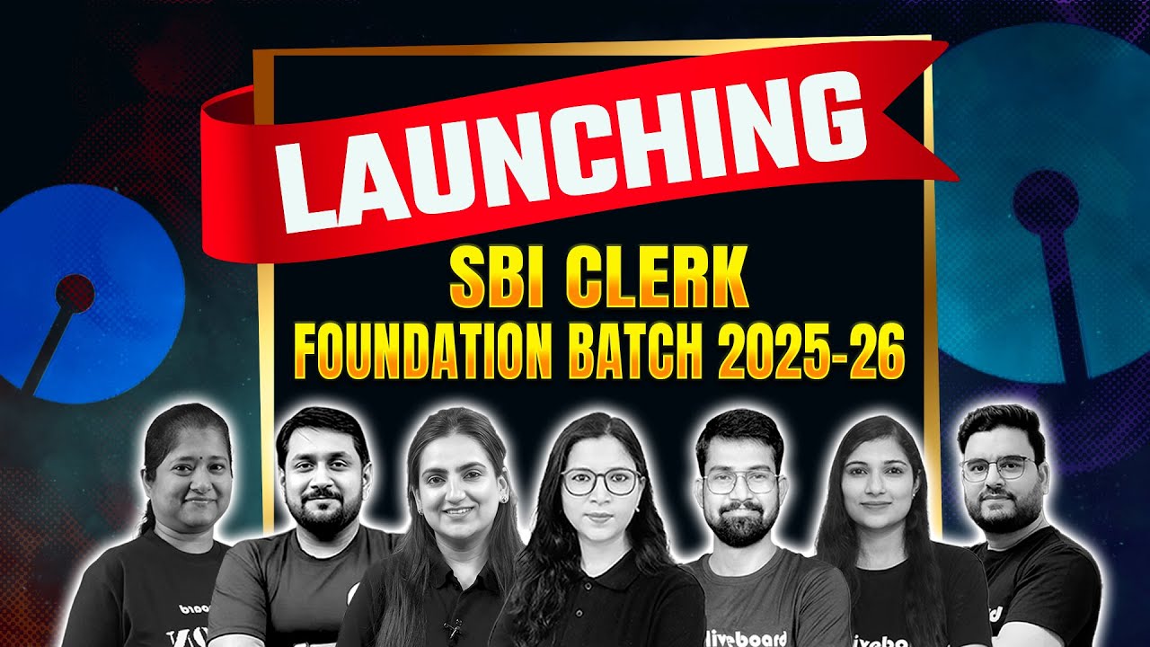 📢 SBI Clerk Foundation Batch 2025 Launch | Complete Preparation Starts Now | By @OliveboardApp