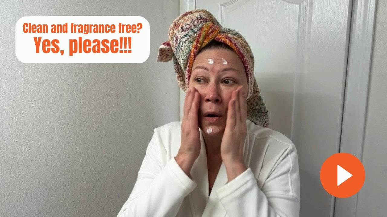 Fragrance-free moisturizer #facecreamreview #organicskincare  #fragrancefreeskincare #madeintheusa
