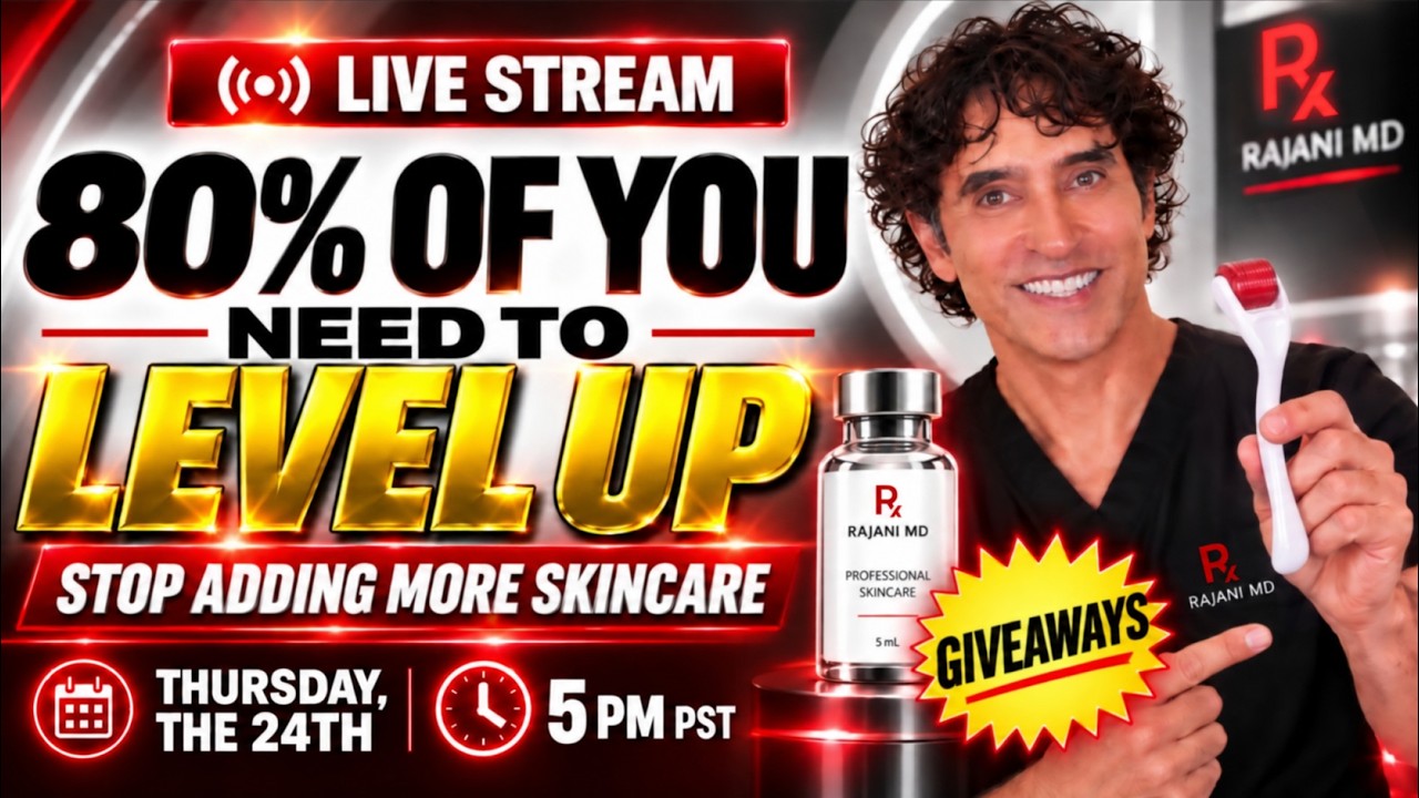 Stop Adding More Skincare- LIVE with Dr Rajani Q and A