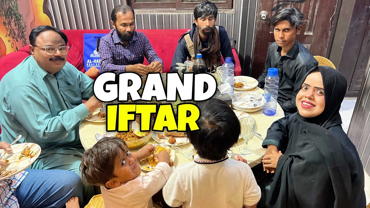 Jannat House Grand Iftar | Sanober Choti vlog 