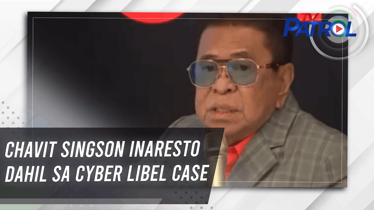 Chavit Singson inaresto dahil sa cyber libel case | TV Patrol