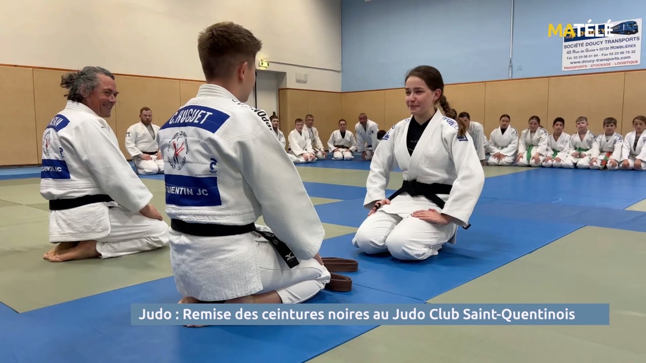 Remise de ceintures noires au Club de Judo de Saint-Quentinois