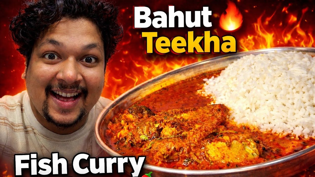 Bahut Teekha Fish Curry Challenge 🔥🥵 | Kya Mein Khatam Kar Paunga ?