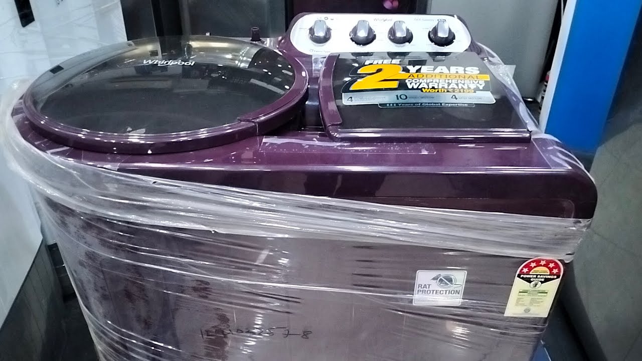 Whirlpool Semi automatic washing machine 8.5 Kg is turbo dry auto restart 💥4 year warranty 💥