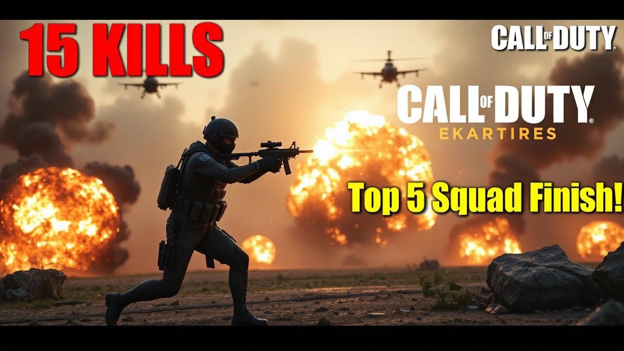 15 KILLS CARRIED THE SQUAD! | Top 5 Finish in Warland - COD Mobile 🔥 | ghanu06