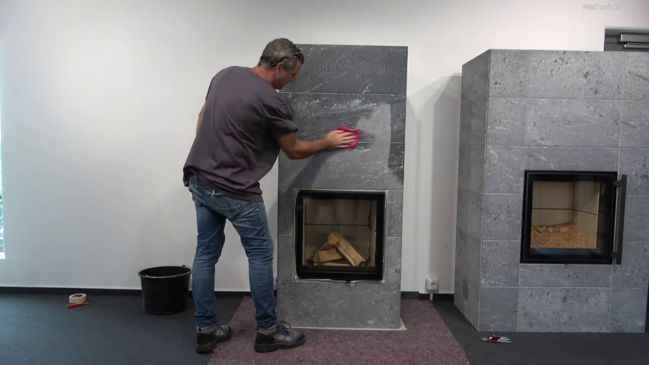 Wir beschichten einen Tulikivi Specksteinofen weiß - Das Ofenzentrum