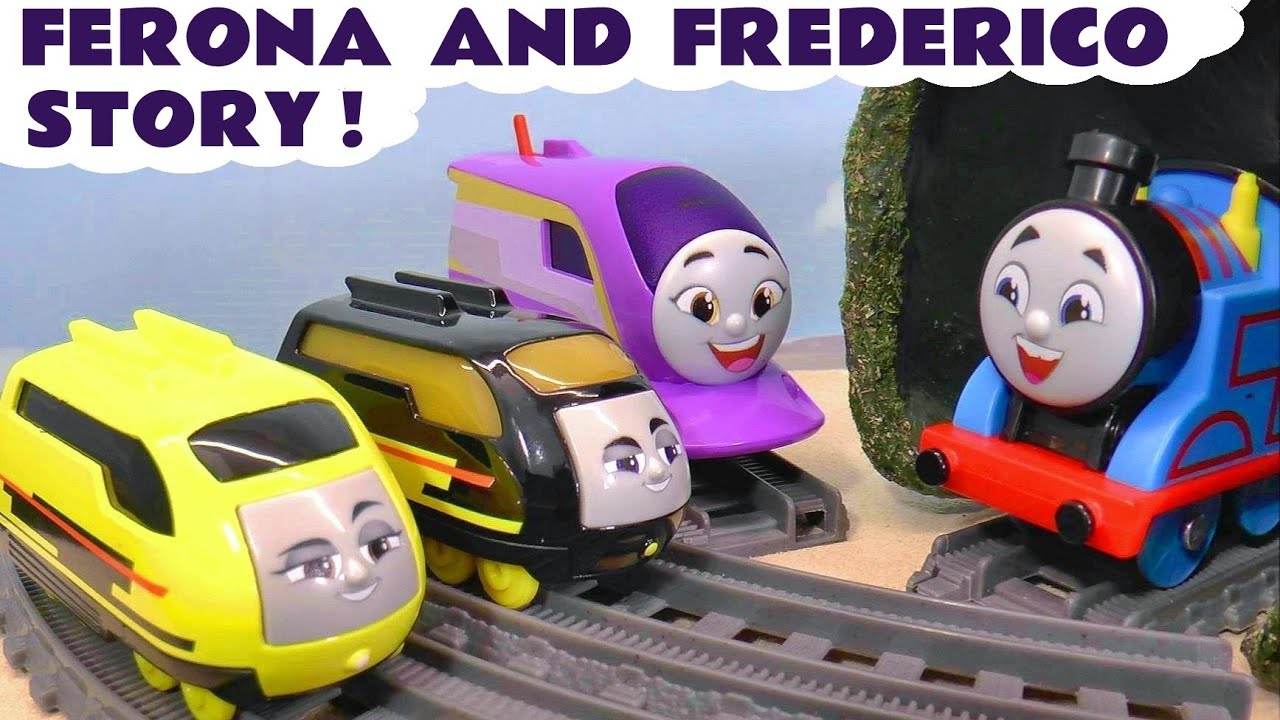 Kana All Engines Go Toy Train Story With Ferona And Frederico