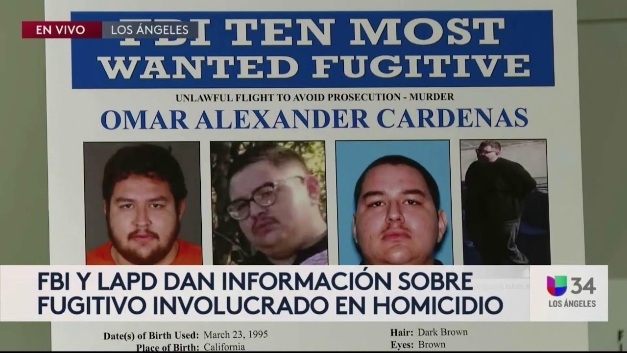 🔴 #EnVivo | FBI y LAPD anuncian novedades en caso de fugitivo tras homicidio