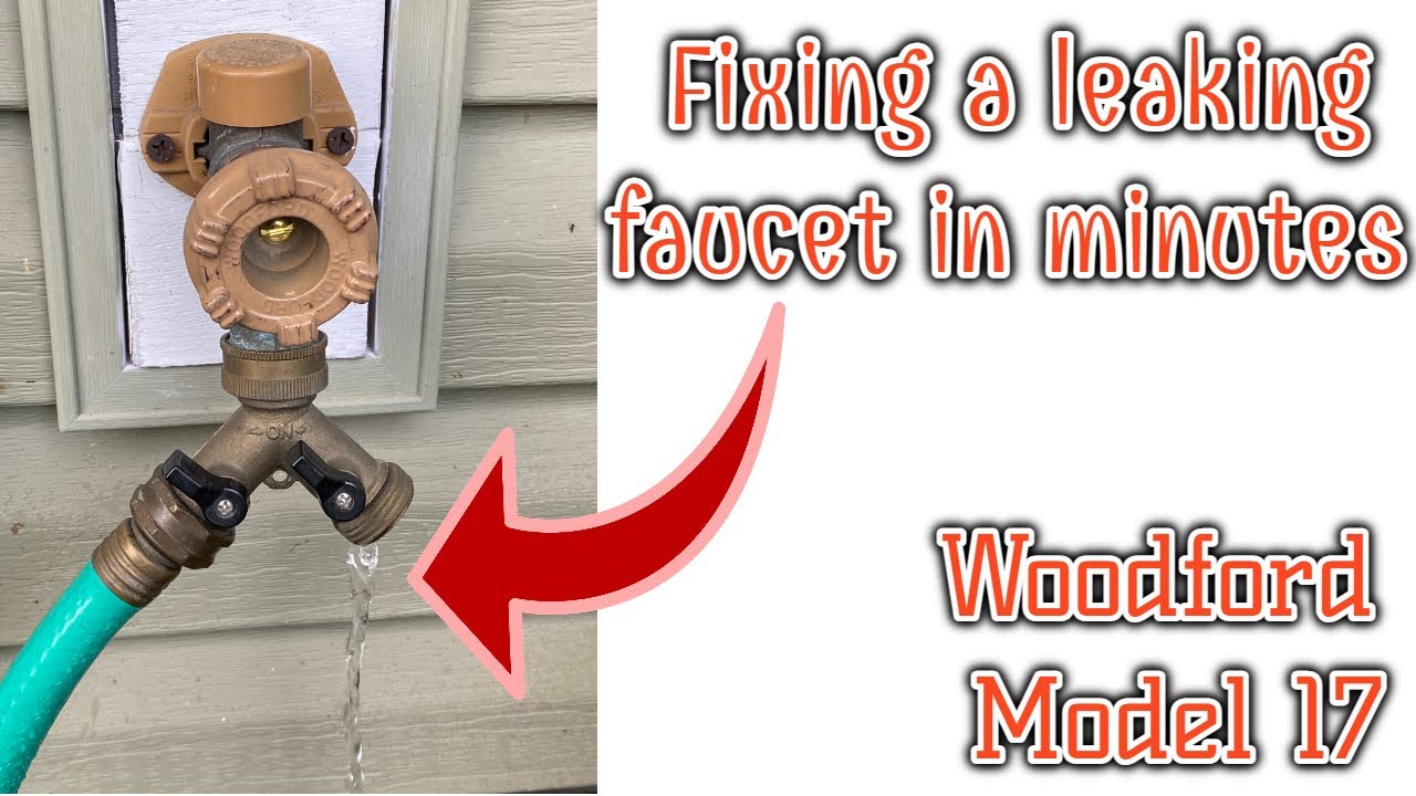 Fixing a leaking faucet / spigot (model 17 woodford)