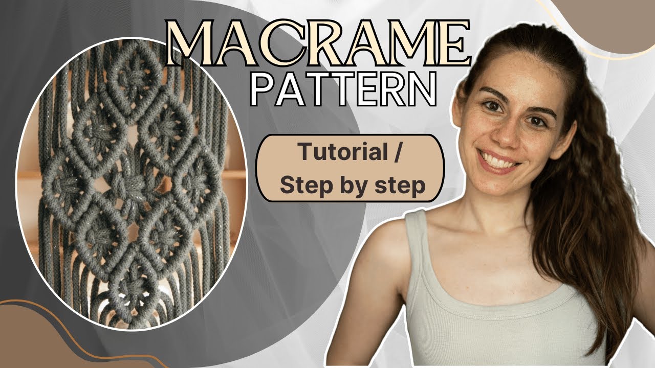 DIY Macrame Pattern | Tutorial 4K | Step by step