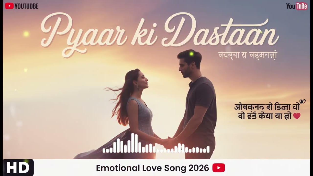 Emotional Hindi Love Song 2026 | Pyaar Ki Dastaan |  Bollywood Romantic Track | SunoTones