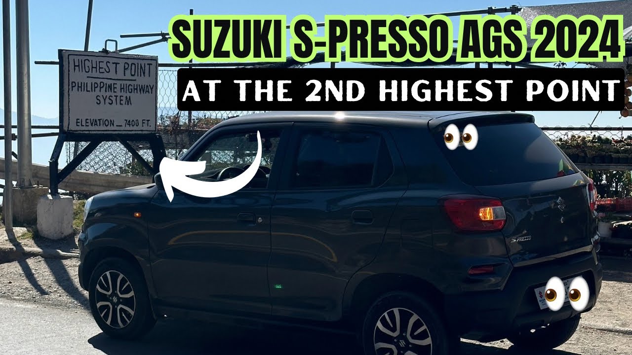 Suzuki S-presso AGS 2024, Goes to Baguio and Atok, Benguet (with fuel consumption)