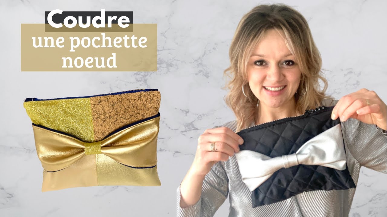 Tuto Couture : Coudre une pochette noeud #couturefacile
