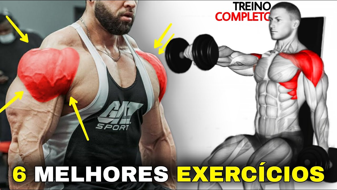 6 Exerc&iacute;cios R&aacute;pidos Para Construir Ombros Gigantes