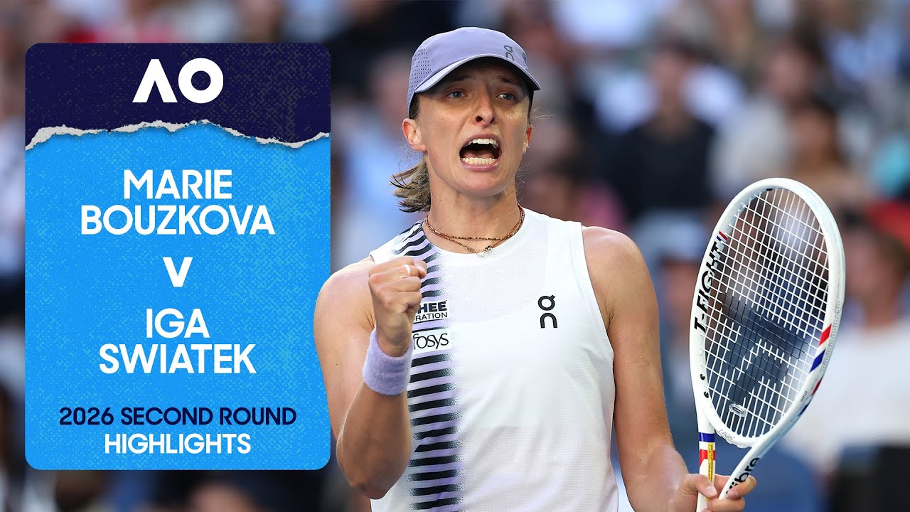 Marie Bouzkova v Iga Swiatek Highlights | Australian Open 2026 Second Round
