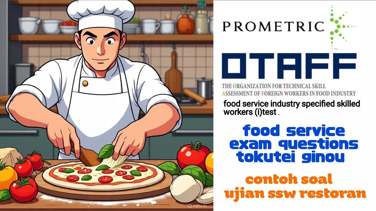 food service exam questions tokutei ginou || soal ujian ssw restoran |25 #learningjapanese